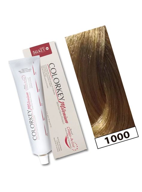 COLORKEY MILENIUM - Tintura Permanente en crema Silkey 120GR  - 10.00 Natural Extra Aclarante-1