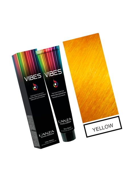 Tintura Fantasia Semipermanente Vibes Lanza Yellow 90ml-1
