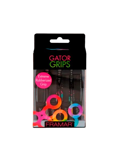 Set Pinzas Framar Cocodrilo Soft Negro-0
