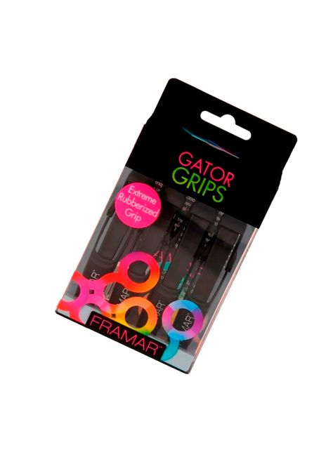 Set Pinzas Framar Cocodrilo Soft Negro-1