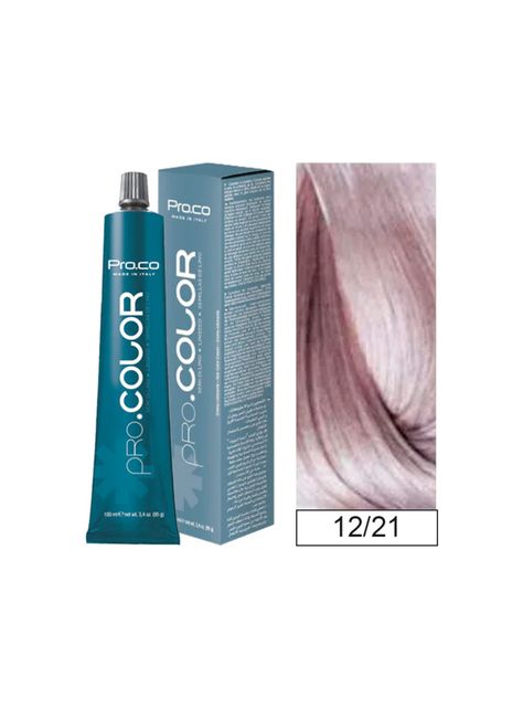 Tintura Permanente Pro.color BBcos  12/21 Rubio Platino Irisado Ceniza 100ml-0