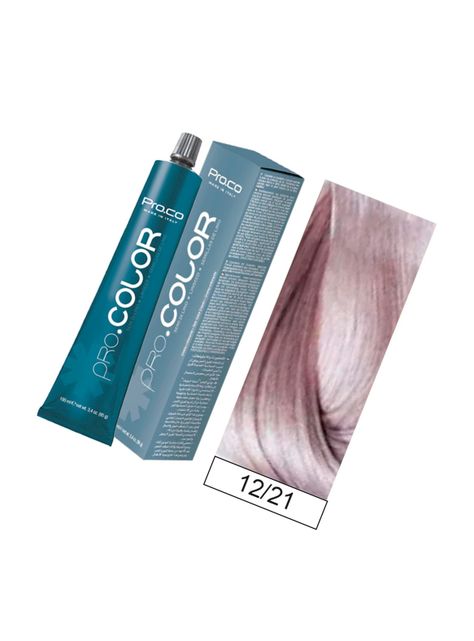 Tintura Permanente Pro.color BBcos  12/21 Rubio Platino Irisado Ceniza 100ml-1