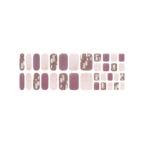 Uñas Sticker Efecto Gel Tiolla Mosaic Art-1
