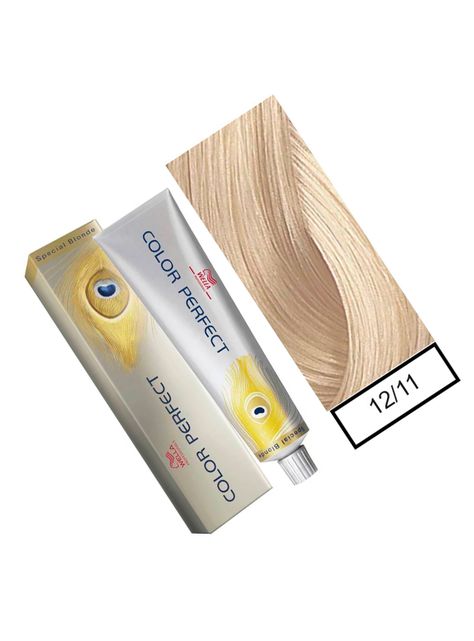 WELLA-tintura permanente color perfect special blonde 12/11 rubio especial cenizo intenso 60gr + oxidante 20vol 60ml-1