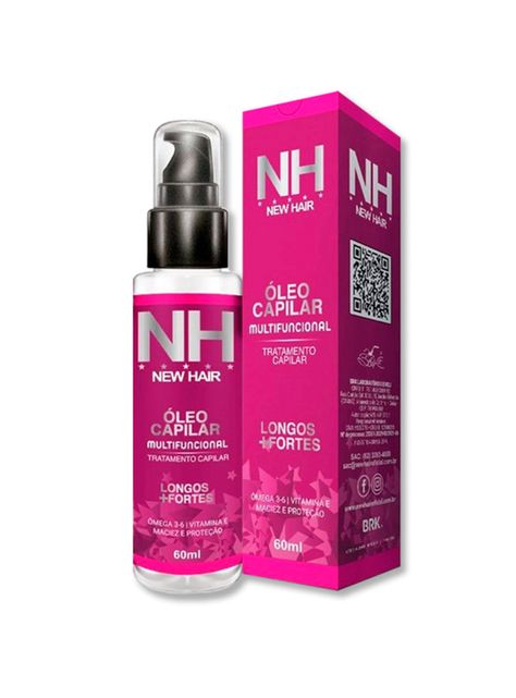 New Hair - Aceite Capilar Multifuncional Antifrizz 60ml-0