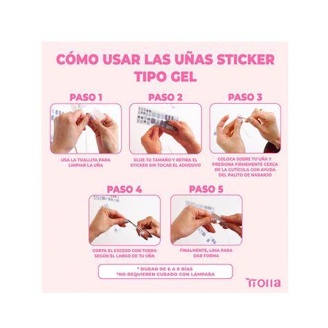 Uñas Sticker Efecto Gel Tiolla Mocha Latte-2