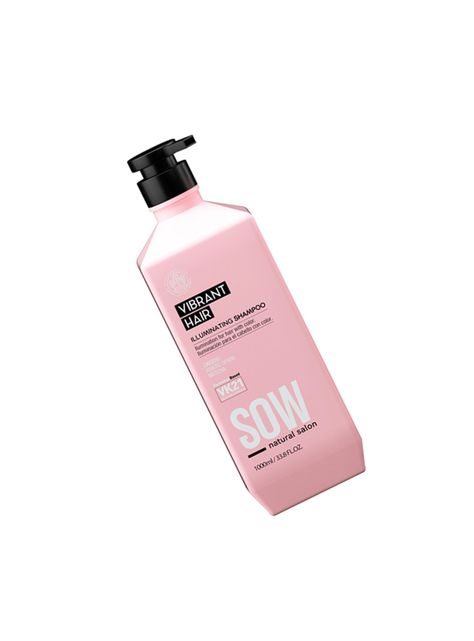SOW VIBRANT HAIR - Shampoo iluminador para cabellos con color y mechas 1000ml-1
