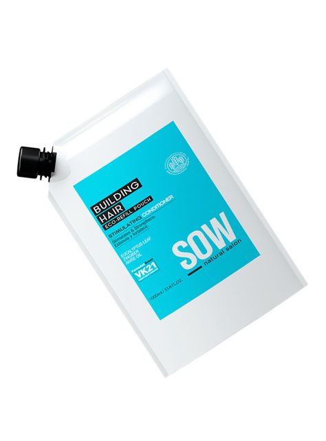 SOW BUILDING HAIR - Eco-Recarga Acondicionador Revitalizante cabellos Frágiles 1000ml-0