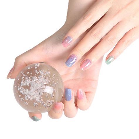 Uñas Sticker Efecto Gel Tiolla Rainbow Star-0