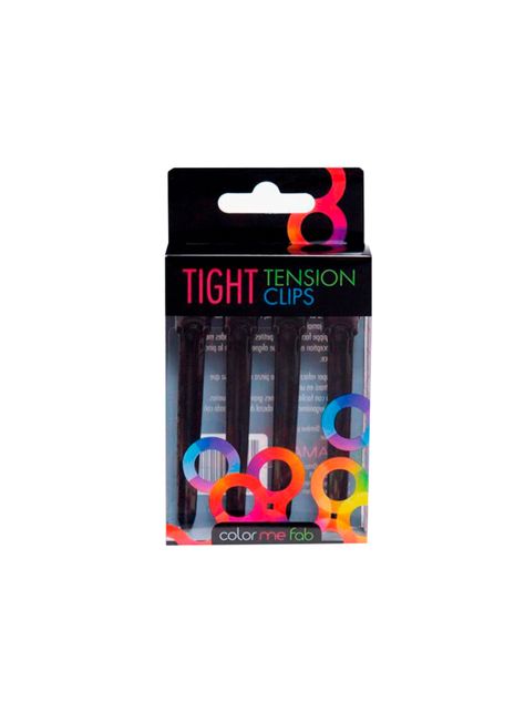 Pinzas De Tension Para Cabello Negras Framar 4Und-0