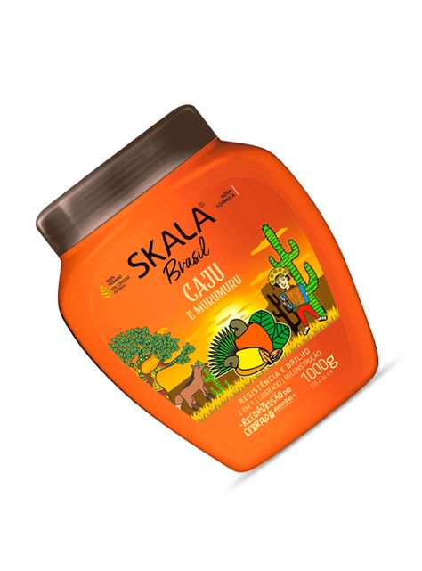 Máscara De Caju Cabello Frágil 2 En 1 Skala 1000 G-1