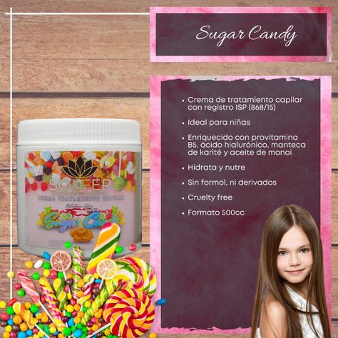 solfer crema de tratamiento capilar sugar candy 500cc-1