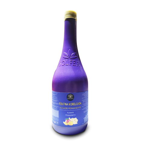 solfer Alisado Permanente Keratina Hidrolizada 1.000ml (estilistas)-0