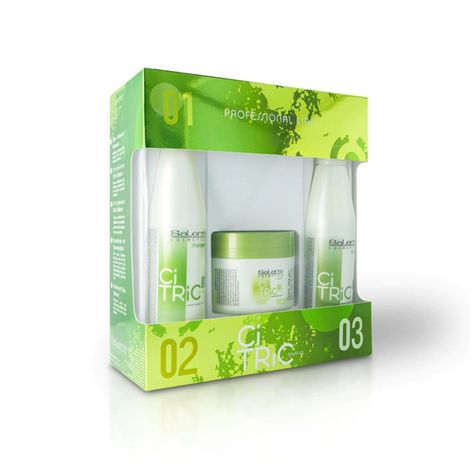 Salerm Cosmetics Citric balance Acido Kit 3 Pasos Profesional-0