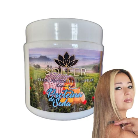 Solfer crema de tratamiento capilar proteina de seda 500ml-1