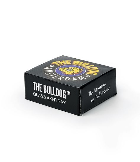 Cenicero The Bulldog Amsterdam De Vidrio Color 100mm-1