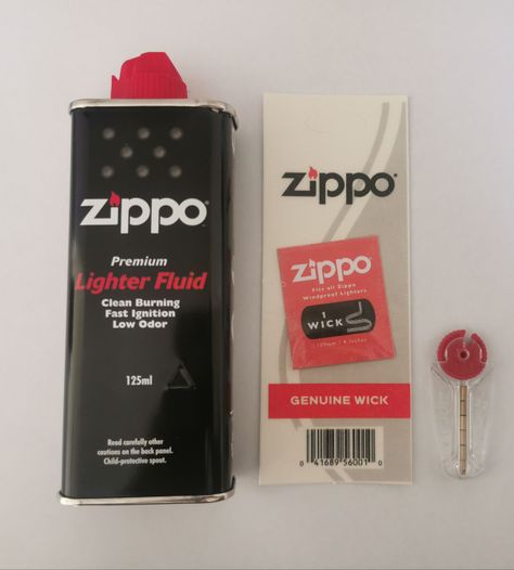 Kit Zippo Fluido Premium 125ml + 1 Mecha + 1 Piedra-1