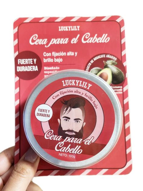 Luckylily Cera Para El Cabello Fuerte Brillo Bajo 100gr-1