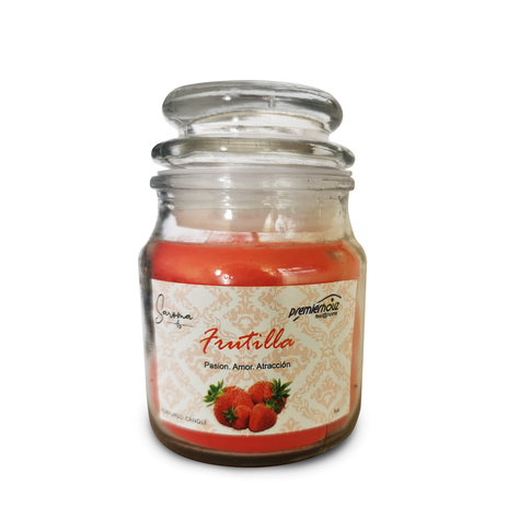 Vela Aroma Intenso Frutilla Para Pasión, Amor , Atracción-1