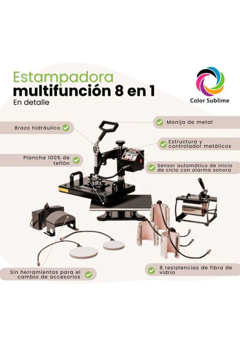 Estampadora Multifunción 8 en 1 (PREMIUM)-2