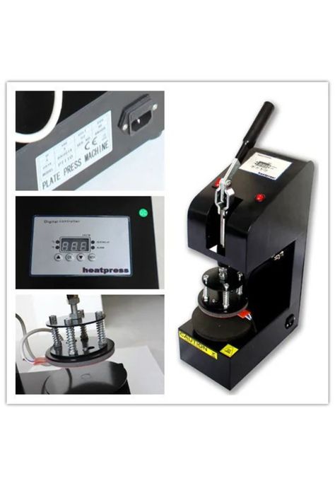 Máquina Estampadora Sublimadora de Platos Carcasas Llaveros-4
