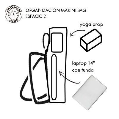 Yoga Bag/ Mochila Makini Azul-2