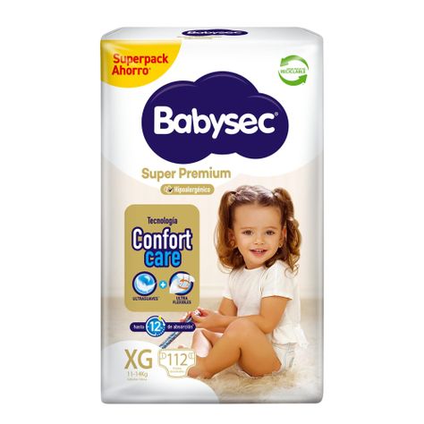 Pañal Babysec Super Premium XG 112Un-1