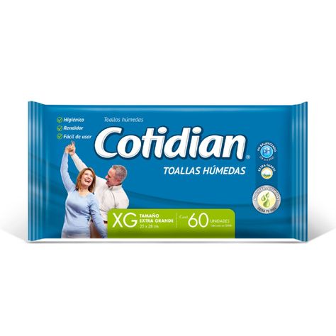 Toallitas Húmedas Cotidian Aloe Vera & Vitamina E-1