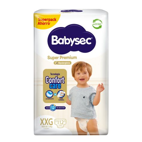 Pañal Babysec Super Premium XXG 112Un-1