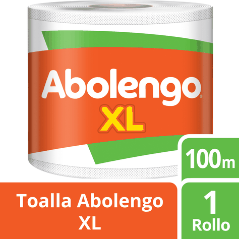 Toalla De Papel Abolengo XL Rollo Gigante 1 Un 100 Mt-0