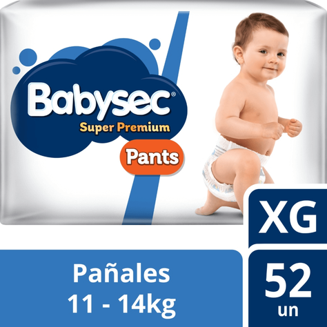 Pants Babysec Super Premium 52 Un Xg-0