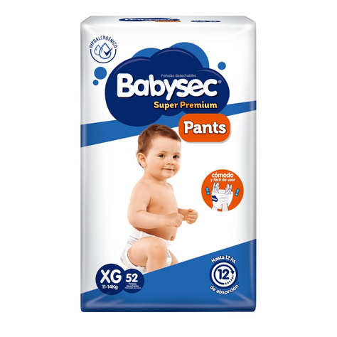 Pants Babysec Super Premium 52 Un Xg-1
