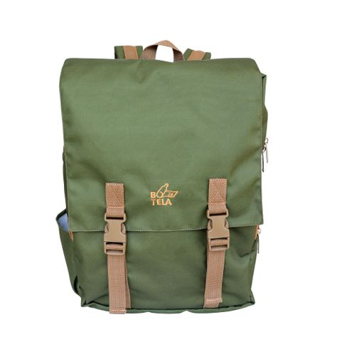Mochila notebook 15" sustentable verde Botela-3