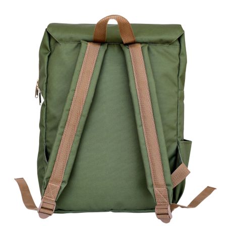 Mochila notebook 15" sustentable verde Botela-2