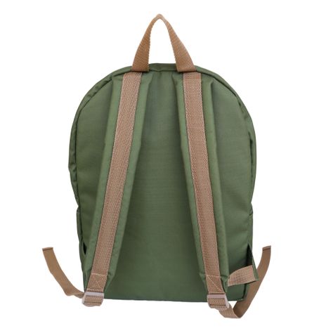Mochila clásica escolar sustentable verde Botela-1