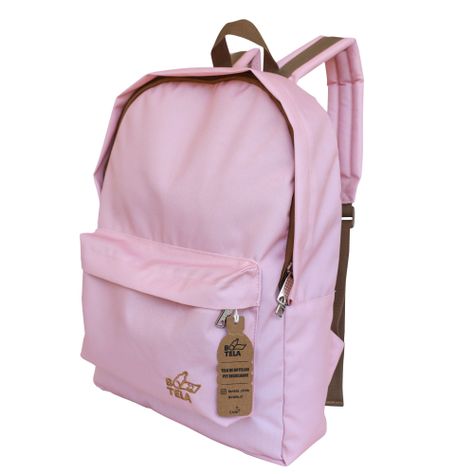 Mochila clásica escolar sustentable rosada Botela-3