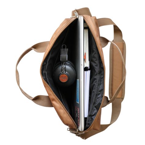 Bolso Notebook 14 pulgadas Sustentable Café Botela-2