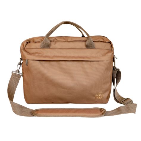 Bolso Notebook 14 pulgadas Sustentable Café Botela-6