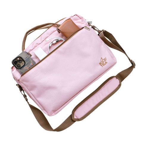 Bolso Notebook 14 pulgadas Sustentable Rosado Botela-6