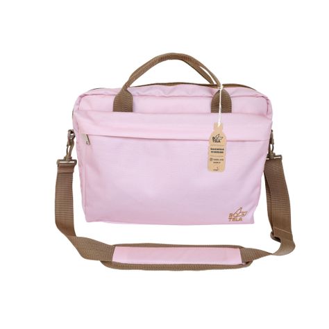 Bolso Notebook 14 pulgadas Sustentable Rosado Botela-2