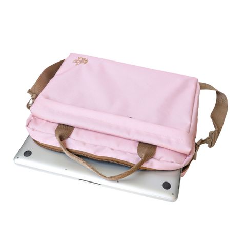 Bolso Notebook 14 pulgadas Sustentable Rosado Botela-4