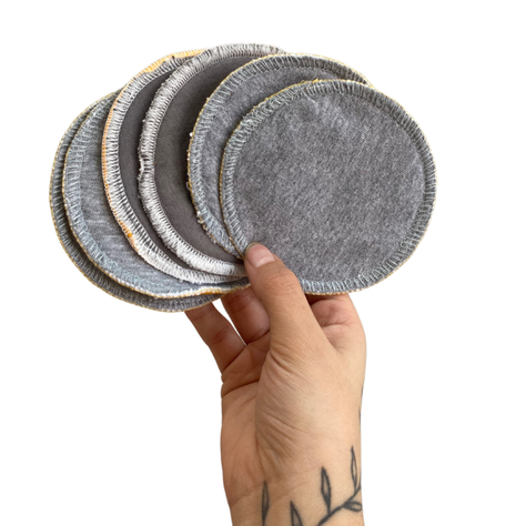 Absorbentes de Lactancia Reutilizables algodón Nueve Lunas-1