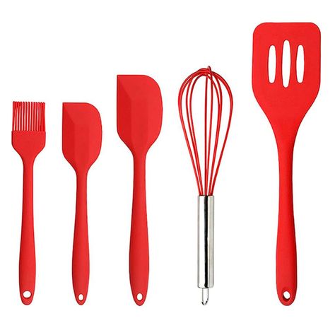 Set De 5 Utensilios De Cocina Silicona Reposteria-0