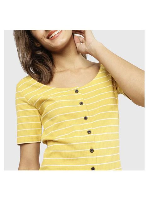 Vestido Mujer Amarillo Jacqueline de Yong Ajustado-2