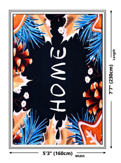 Alfombra De Piso Para Living Grande 160x230 cm Alta Calidad Decohogar-2