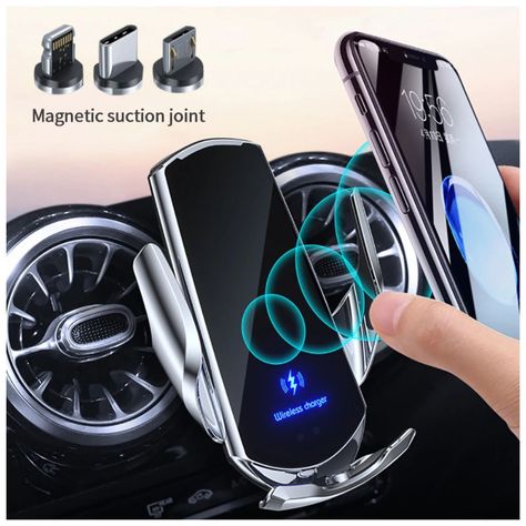 Soporte Para Cargar Celular De Auto Universal Inteligente-5