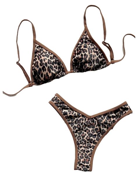 Conjunto De Bikini Traje De Baño Animal Print-0