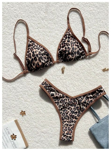 Conjunto De Bikini Traje De Baño Animal Print-4