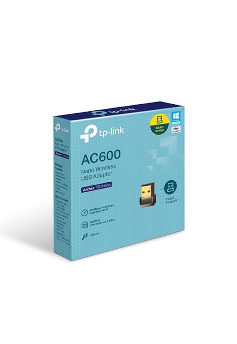 Adaptador Red USB Inalámbrico AC600 Dual Band TP-Link T2U Nano-0