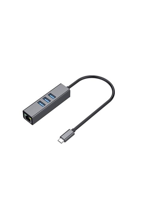 Adaptador Tarjeta Red Lan Usb C 3.1 Gigabit Hub Usb 3.0 3p-0